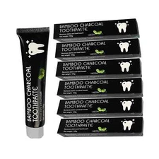 FLUORIDE FREE Natural Bamboo Charcoal Mint TOOTHPASTE Oral Care, Teeth Whitening
