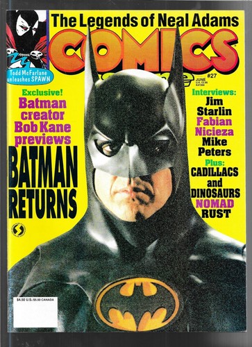 Comics Szene Magazin 27 1992 Spawn STARLIN Batman Returns ADAMS McFarlane