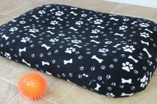 Bean Bag Dog Bed, Small Cushion Mattress Dog Bed, Washable Nesting Puppy Bed. - Picture 5 of 11