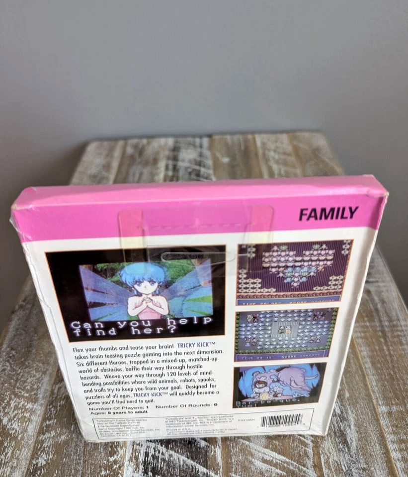 NEW ✹ Tricky Kick ✹ TURBOGRAFX 16 Duo Game ✹ FACTORY SEALED Turbo Grafx 16 ✹ USA - Image 4 of 4