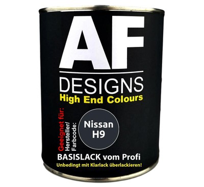 500ml Autolack für Nissan H9 Deep Sea Blue Perl Metallic  Autolack Spritzfertig