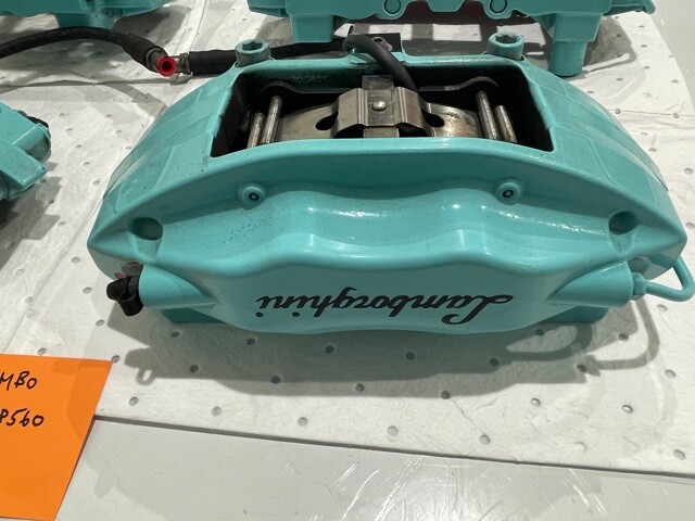 13 LAMBORGHINI GALLARDO LP560 OEM BREMBO FRONT REAR BRAKE CALIPERS 08-15