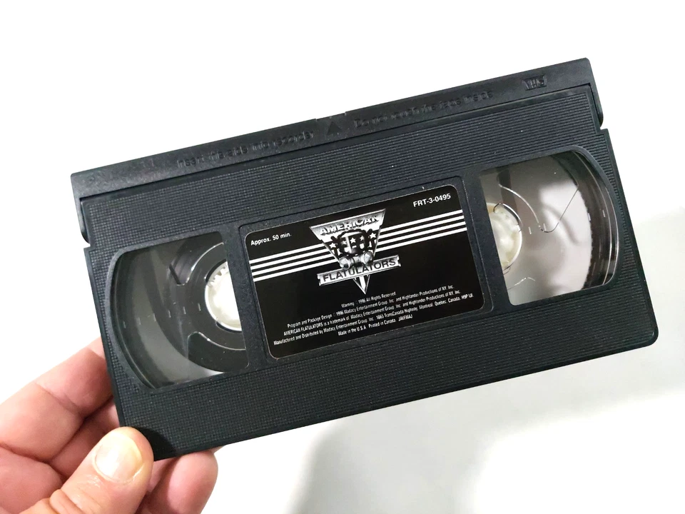 American Flatulators VHS 1999 American Gladiators Red Letter Media Toilet Humor - Image 2 of 4