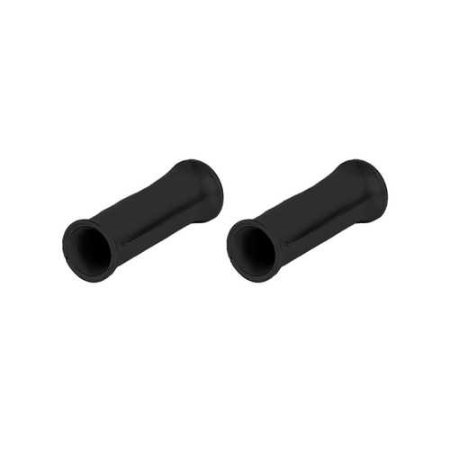 Pair of Surgical Steel PVD Black Double Flare Ear Tunnels Earlets Gauges Plugs - Picture 24 of 108