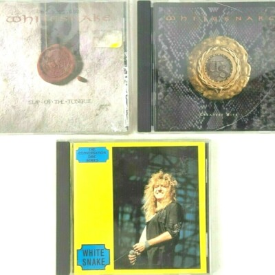 Whitesnake 3 CD Bundle Greatest Hits + Slip of Tongue + Interview UK Coverdale