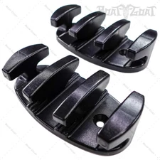 Attwood Zig Zag Cleat (2-PACK) Black Nylon 3-1/2" (11926-7)