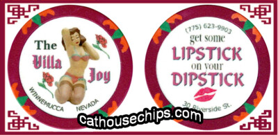Villa Joy Winnemucca NV Legal Brothel Chip Get some Lipstick on your Dipstick