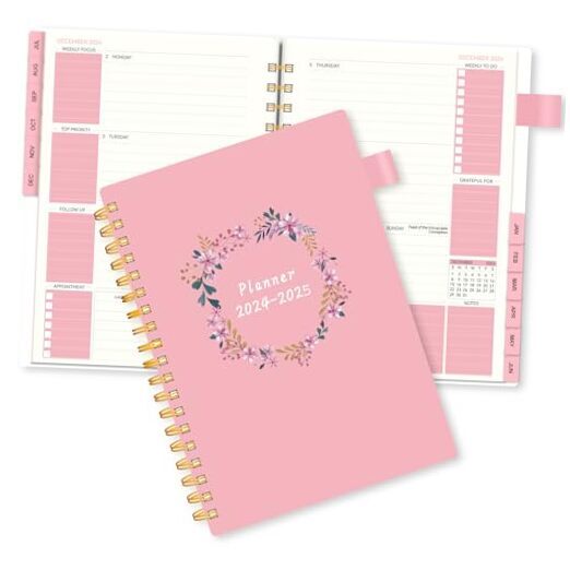 Planner 2024-2025 Weekly and Monthly, Academic Planner 5.5