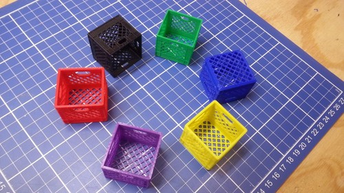 1:10 Scale Milk Crate For RC Crawler Garage Accessories axial scx10 rc4wd tf2 - Picture 3 of 4