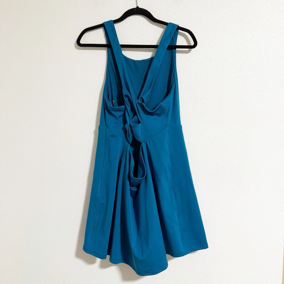 NUEVO Vestido Adore Me Daphnie Lotus Active Azul Talla 2X Compresión Unitard Foto 2 de 4