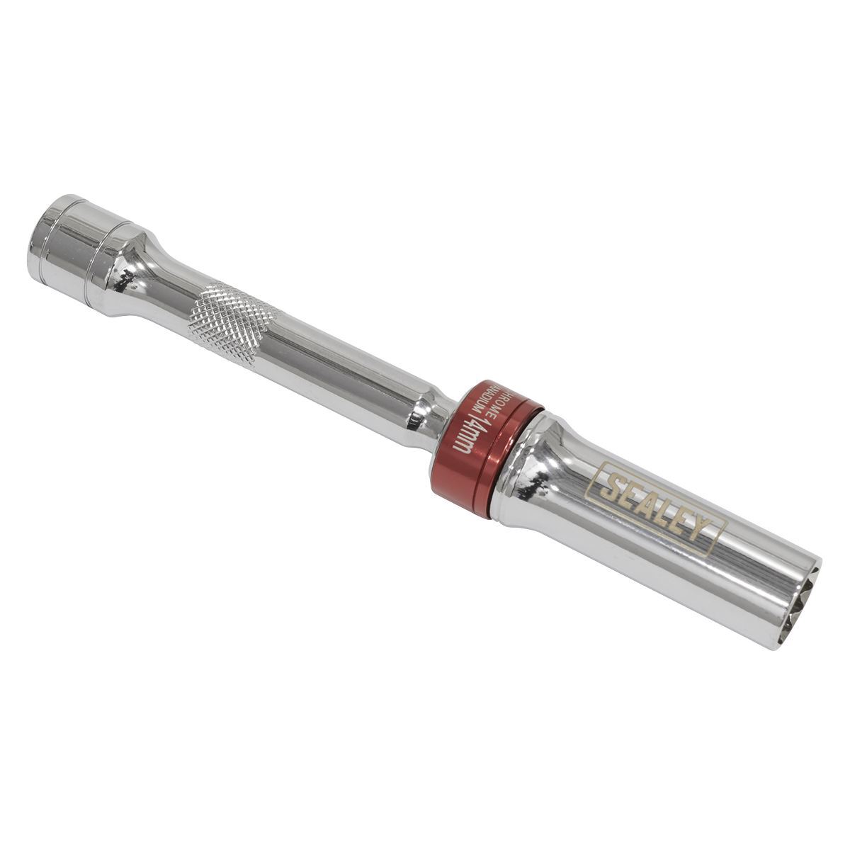 Sealey Spark Plug Socket with UJ 14mm 3/8""Sq Drive 12-Point 150mm AK6570