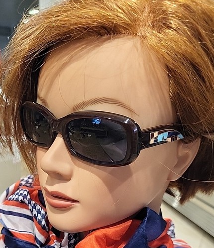 Vintage 1980s Laura Biagiotti Sunglasses Brown Rhinestone Tortoise Shell Frames LAURA BIAGIOTTI Vintage Sunglasses Square Oversize Tortoise  main image 4