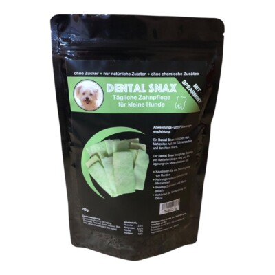 DENTAL SNAX - Zahnpflege für kleine Hunde mit Minzaromen  - 150 g/Beutel