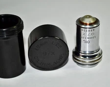 Bausch Lomb B&L 97X Oil 1.8mm 1.25 A-B 8739 Microscope Parts Objective Lens
