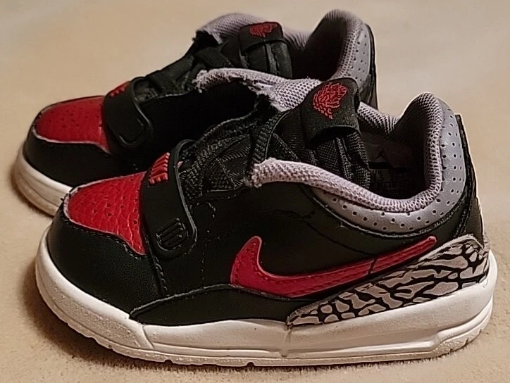 NIKE Air Jordan Legacy 312 cemento allevato basso bambino taglia 5C CD9056 006