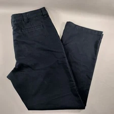 NWT Craftsman Twill Pants With Teflon Blue Flat Front Khaki Mens NEW