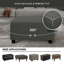 Washable Footstool Cover Removable Anti Slip Chair Cover Furniture Protector