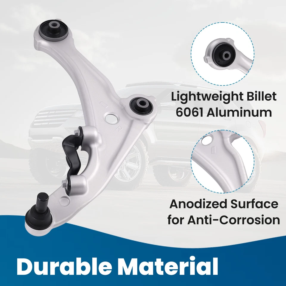 Brazos de control inferiores delanteros kit de rótulas para Nissan Altima 2007-2013 2,5 L 3,5 L Foto 4 de 4