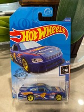 2020 Hot Wheels #209 HW Race Team 2/5 2010 CHEVY IMPALA Blue w/Yellow 5 Spokes