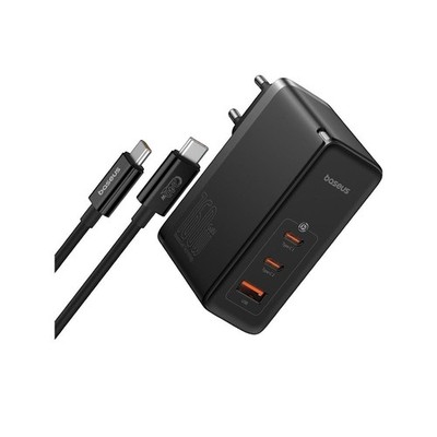 Baseus GaN5 Pro Schnellladegerät 160W Schwarz mit 2 USB-C Ports