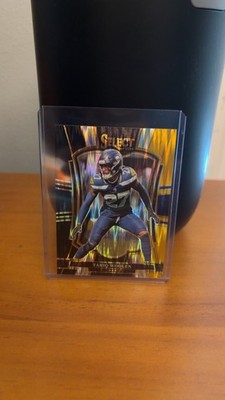 2025 Panini Select - Premier Level Tariq Woolen #115 Black & Gold Shock Prizm