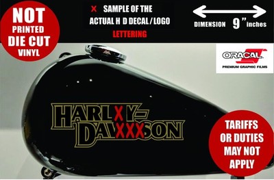 Harley 883 Style Outline Vinyl Decals Stickers Fit Suitable Gas Tank Die-Cut Set