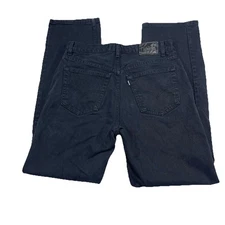 Levi's Silvertab Jeans Mens 33x34 Black Loose Fit Baggy Denim Pants N55