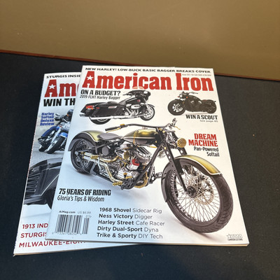 American Iron Issue 374 365 Motorcycle Magazine 2018 2019 Lot
