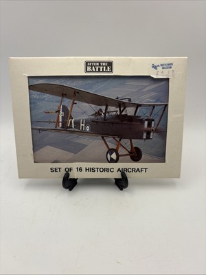 VINTAGE After  the Battle Postcard  Set E10 16 Historic Aircraft LVG C-V1 ROE IV