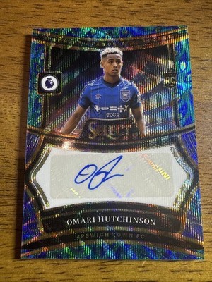 Panini Select Omari Hutchinson RC Peacock Auto Ipswitch