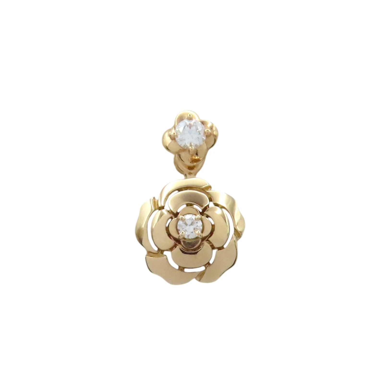CHANEL Extrait de Camelia Earring 18K Rose Gold EP1134
