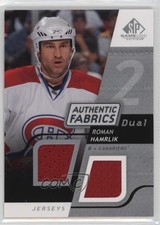 2008-09 SP Game Used Edition Authentic Fabrics Dual Roman Hamrlik #AF-HK 01qm