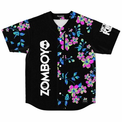 Custom Baseball Jersey All in One Virtual Riot Skrillex Zomboy Unisex Fan Shirt