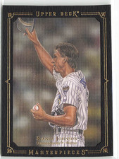 2008 Upper Deck Masterpieces - Randy Johnson - Black Paper Framed #3 HOF