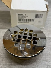 Kohler 22675-S Round Grid Shower Drain Brushed Stainless
