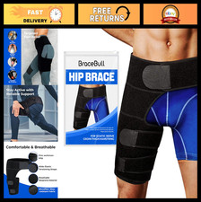 Hip Brace for Sciatica Pain Relief, Thigh Compression Sleeve, Groin  Hamstring