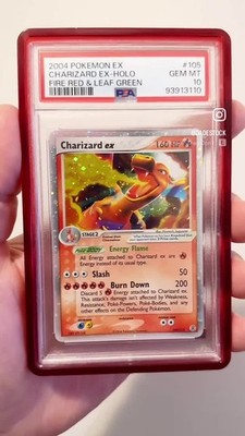 PSA 10-2004 POKEMON EX FIRE RED & LEAF GREEN #105 CHARIZARD EX | eBay
