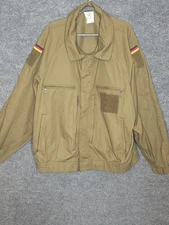 ORIGINAL GERMAN ARMY marine board jacket tropical BW Jacket XL Long W/ Patches 