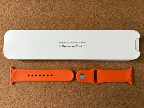 Apple Watch Hermes Sport Band 40mm Orange Rubber - 第 2/2 張圖片