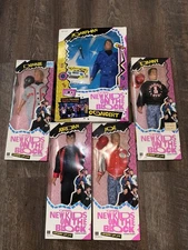 Vintage Hasbro 1990 NEW KIDS ON THE BLOCK Concert Fashion Dolls Set of 5 NKOTB