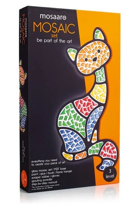 Mosaik-Set Katze MA3002 | PL ES PT NL BE LU RU BY | Deutsch | Kartonverpackung