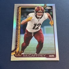 2025 Topps Chrome Luke McCaffrey #298 Refractor Commanders