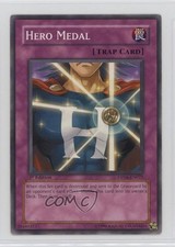 Hero Medal 1st Ed. YuGiOh Jaden Yuki 3 Duelist Pack #DP06-EN021 2008