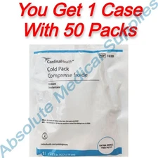 *50-Packs* Cardinal Health Cold Pack 5" x 5.5" X-Small 103B