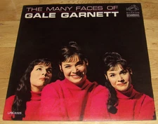 1965 Gale Garnett Record Store Counter Display Album Cover The Many Face Of LPM