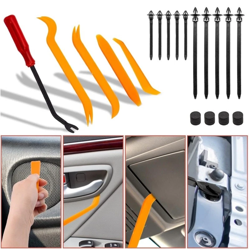 Kit de 970 piezas de clips de retención de empuje para automóvil clips de ajuste de sujeción automática para parachoques guardabarros remaches Foto 3 de 4