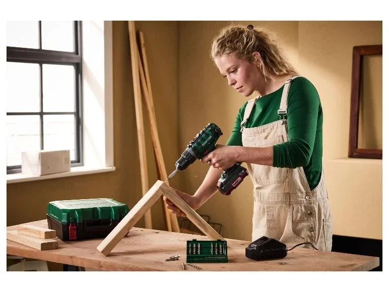 Trapano Avvitatore a Batteria PARKSIDE PABS 20-Li G8 + Batteria + Caricabatterie - Immagine 3 di 4