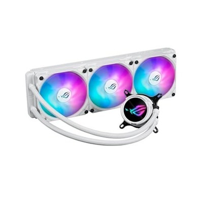 ASUS 360mm All-in-One AIO Liquid CPU Kühler ROG STRIX LC III 360 ARGB WHT Weiß