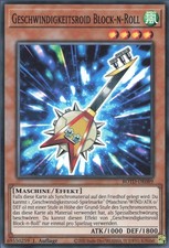 YuGiOh Geschwindigkeitsroid Block-n-Roll ROTD-DE089 Super Rare Neu 1st