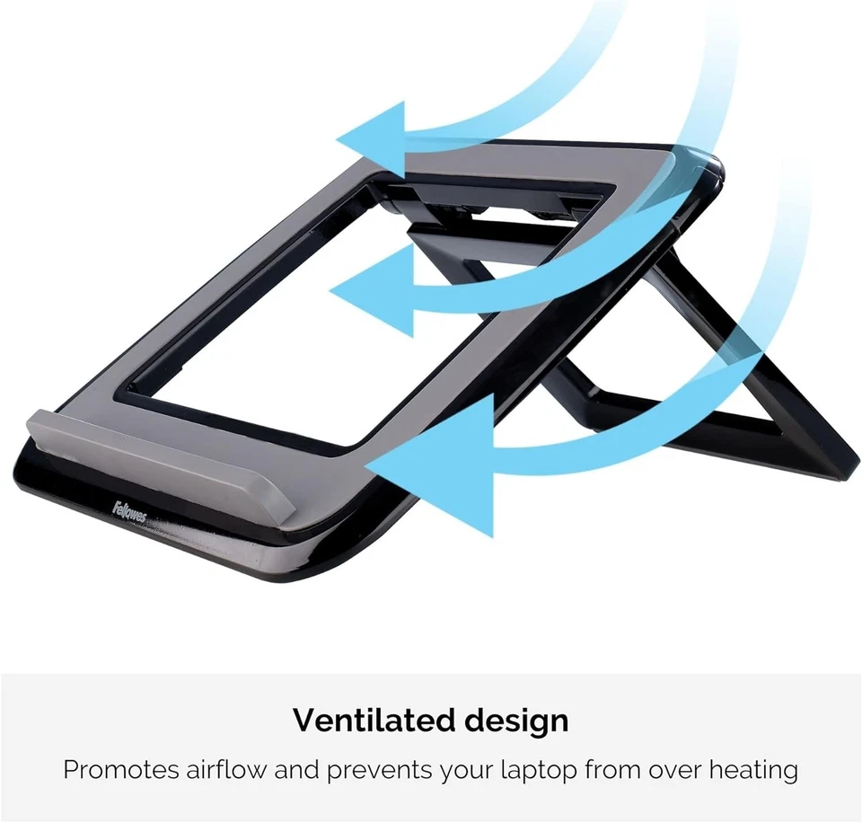 Fellowes Laptop Ständer I-Spire Quick Lift, Laptop Faltbarer tragbarer Ständer b - Bild 2 von 4